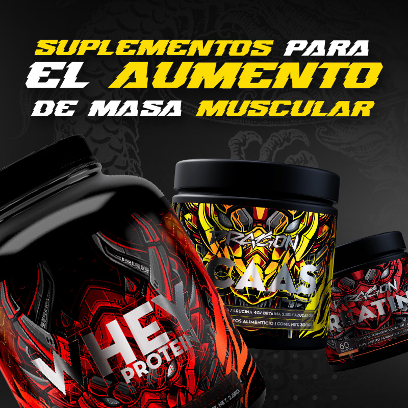 SUPLEMENTOS PARA EL AUMENTO DE MASA MUSCULAR